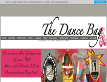 Tablet Screenshot of dancebagmodesto.com
